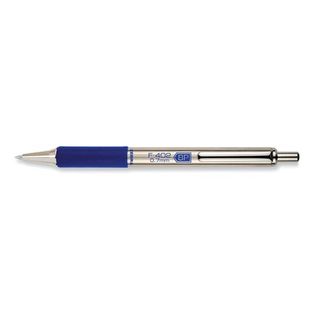 ZEBRA PEN Ballpoint Pen, Retractable, Fine, Blue 29220